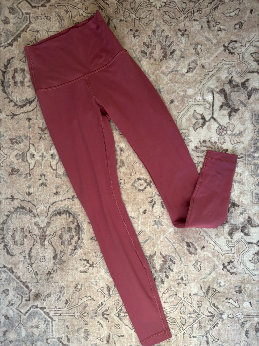 lululemon athletica Wunder Train High-Rise Leggings in Dusty rose